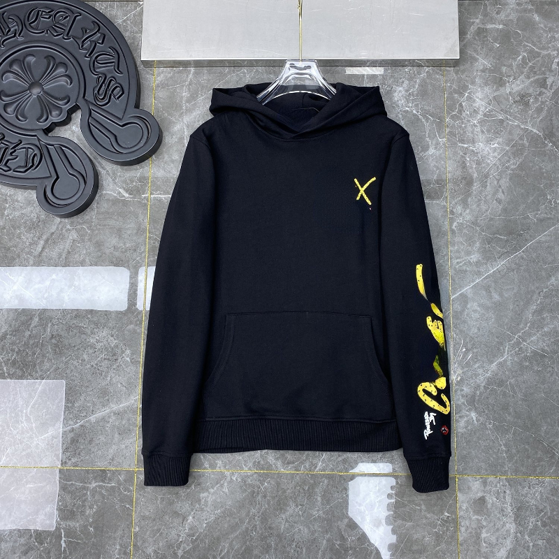 

Men' Hoodies Sweatshirts CH Hoodies Designer Letters Print Fashion Street Hip Hop Clothing High Quality Cotton Tops for Men Women, Black