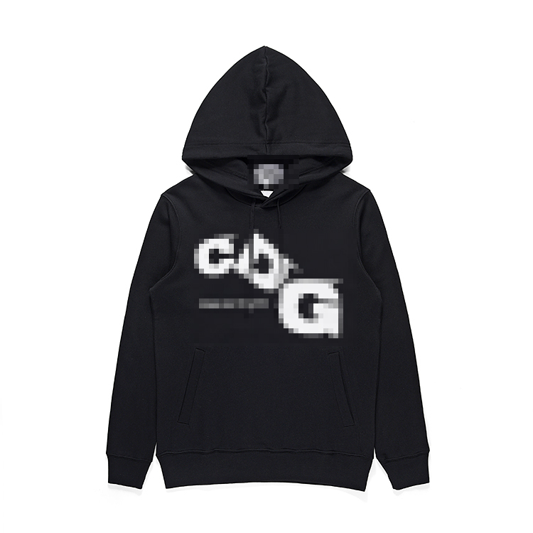 

Designer Men's Hoodies Com Des Garcons PLAY Black Sweatshirt CDG Red Heart Hoodie Size XL, 18
