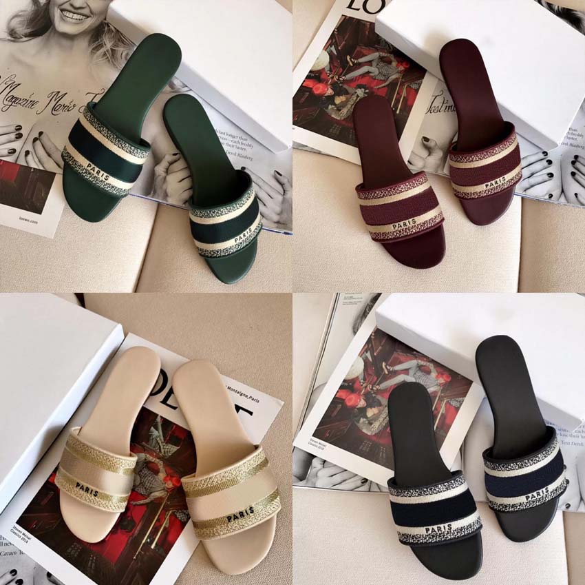 

2023 summer new slippers presold flat sandals fashion outside wear net celebrity ins explosive style beach D home slippers female tide, #11