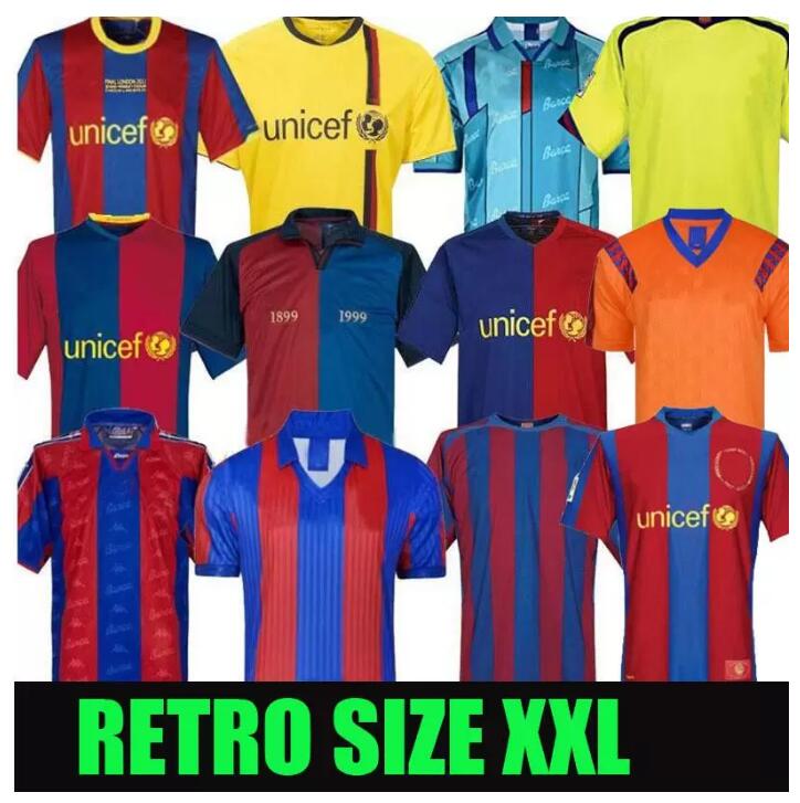 

Retro Barcelona soccer jerseys barca 96 97 07 08 09 10 11 XAVI RONALDINHO RONALDO RIVALDO GUARDIOLA Iniesta finals classic maillot de foot 1899 1999 football shirts 66, Brown