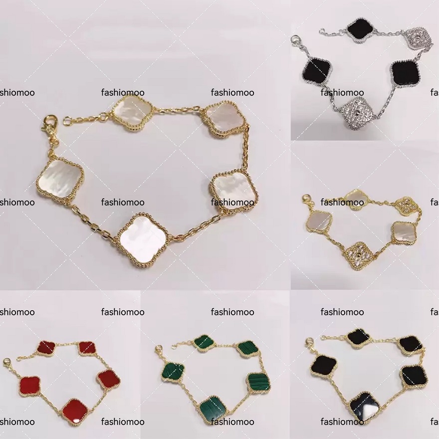 

Vintage Alhambras Clover Bracelet High Quality Not Fade 18 Styles Mens Tennis Bracelet Designer For Women Wedding Gift