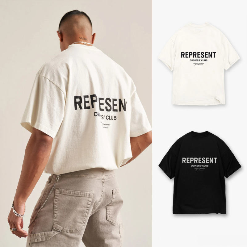 European and American Style Male Double Line Tide Brand Sports Leisure Men's T-Shirts Loose Large Size Fashion Cotton Leggings Fitness Top-image-854182594