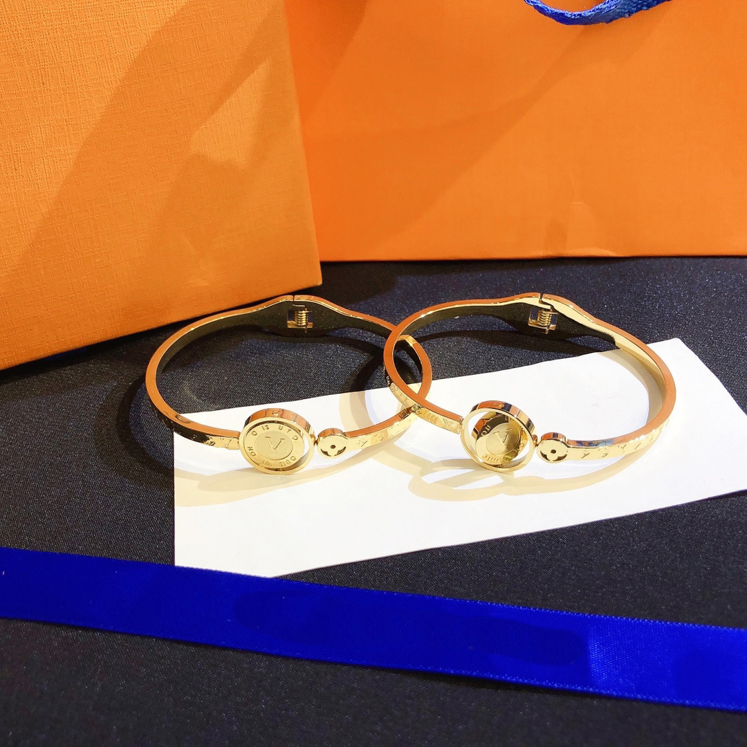 

Designer Bangle Luxury Reversible Bracelets Bangle Europe America Fashion Style Stitching Women Bangle Stainless steel Wedding Love Gift Jewelry