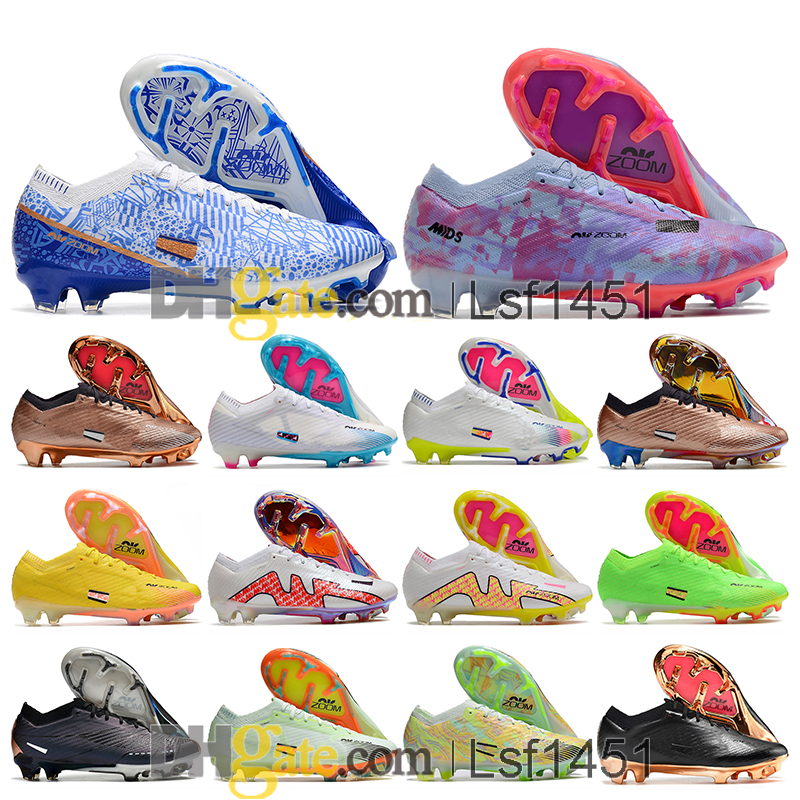 

Gift Bag Mens Football Boots Cristiano Ronaldo CR7 Mercurial Vapores XV Elite FG Cleats Neymar Mbappe Superfly 15 Zoom Soccer Shoes Outdoor Trainers Botas De Futbol, Color 7