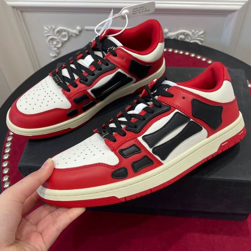 

top quality Casual Shoes 23SS Classical MENS BULLS Color Sports shoes Men womens vogue Skeleton Low-Skel Sneakers Bone pattern on the side s