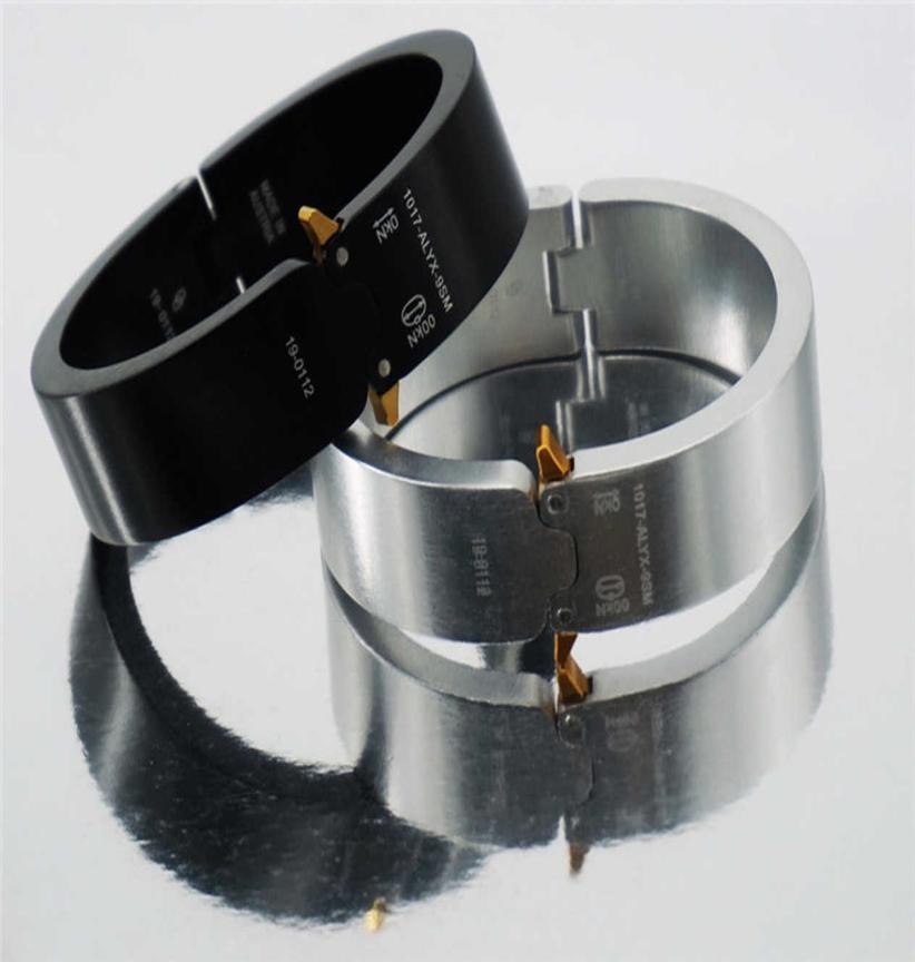 Alyx Rollercoaster Bracelet Men Women 1017 Alyx 9sm Bracelets 11 High Quality Austria Lasered Cuff Buckle Clasp Q0717