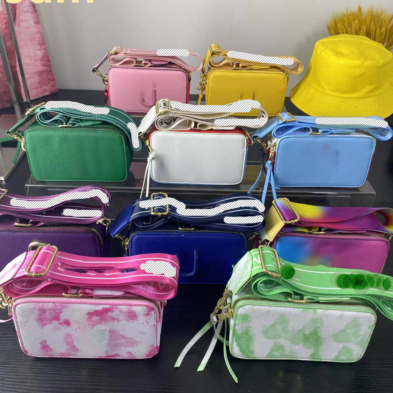 

Women Totes Luxury Handbags Designer Beach Crossbody Bag Top Quality Fashion Knitting Purse Shoulder Large Tote With Chain Canvas Shopping bag Handbag Wallet, Color 2