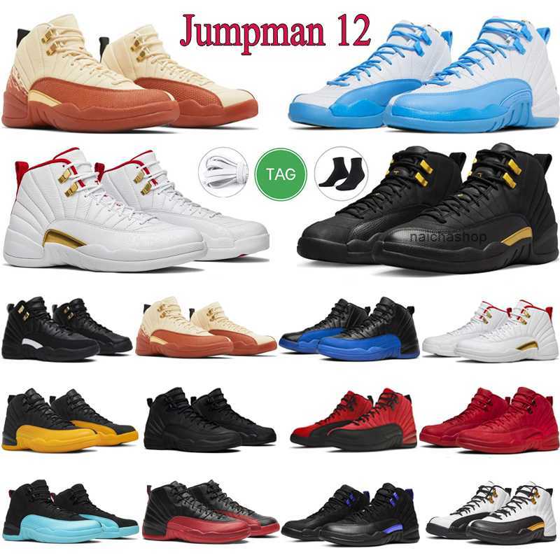 

Designer Jumpman 12s Basketball Shoes 12 Mens Utility Reverse Flu Game Shoe Dark University Blue Nylon Cherry Trainers Sports Walking Sneakers Size E jo, #3