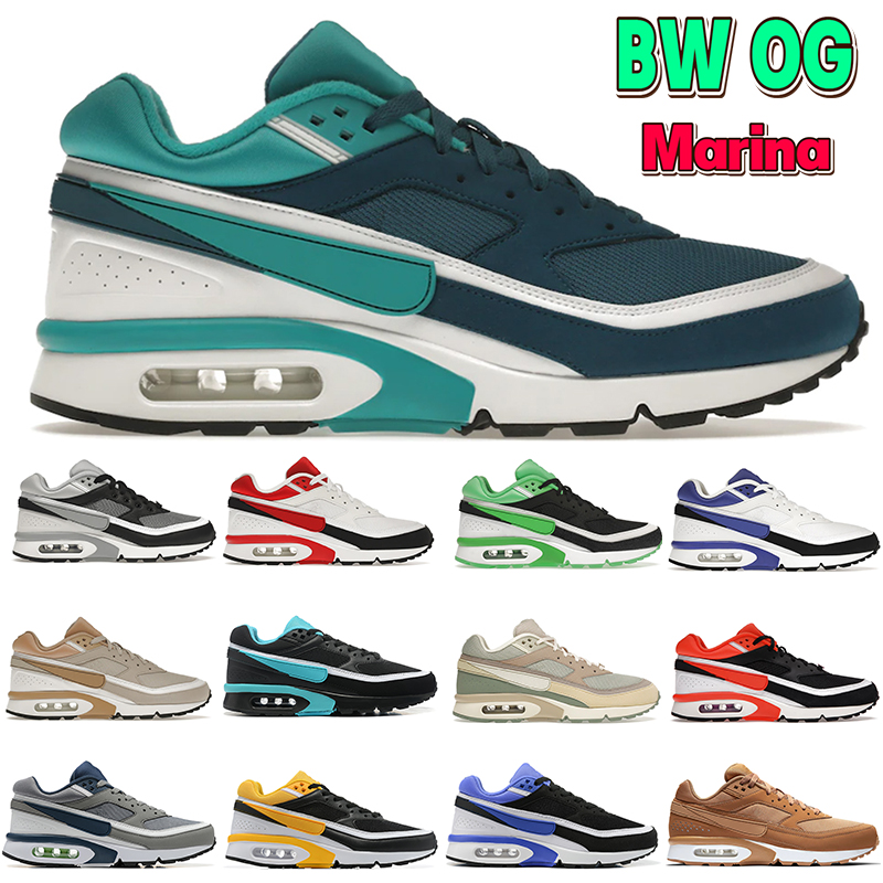 

2023 BW OG Running Shoes men Sport Trainers Classic Max 91 Red White Persian Violet Leather Marina City Pack Lyon Los Angeles Rotterdam mens womens Designer Sneakers, 19 white cool grey