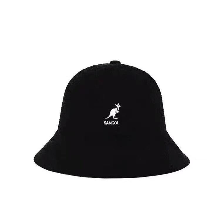 

KANGOL Fisherman Hat Women's Spring/Summer Towel Material Breathable Round Top Fashion Kangaroo Basin Hat Vintage Casual Hat