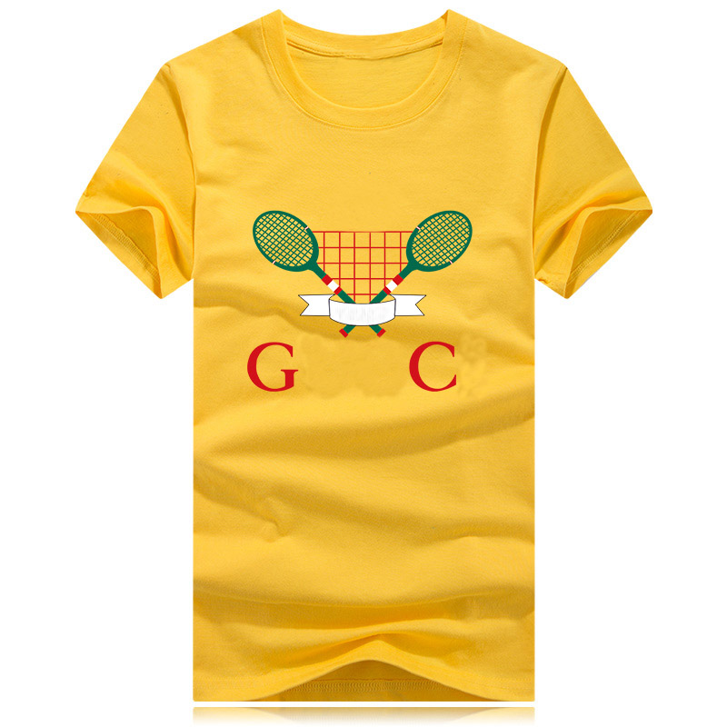 

High Quality Designers t-shirt Luxury TShirt GC Men s Women Designer T Shirts Short Summer Fashion Casual with Brand Letter, White