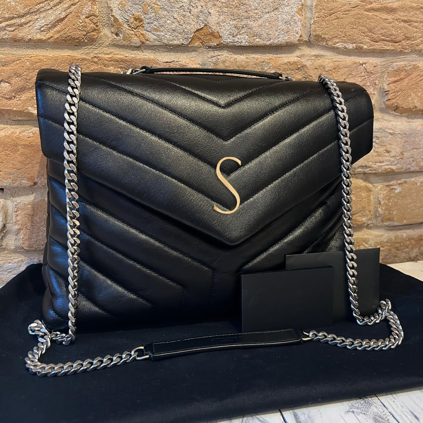

Fashion LOULOU Chain Shoulder bags luxury tote Handbag Shape Flap Womens Men designer man Purse yslity bags Crossbody Clutch genuine leather Cosmetic city lady Bag, Black gold
