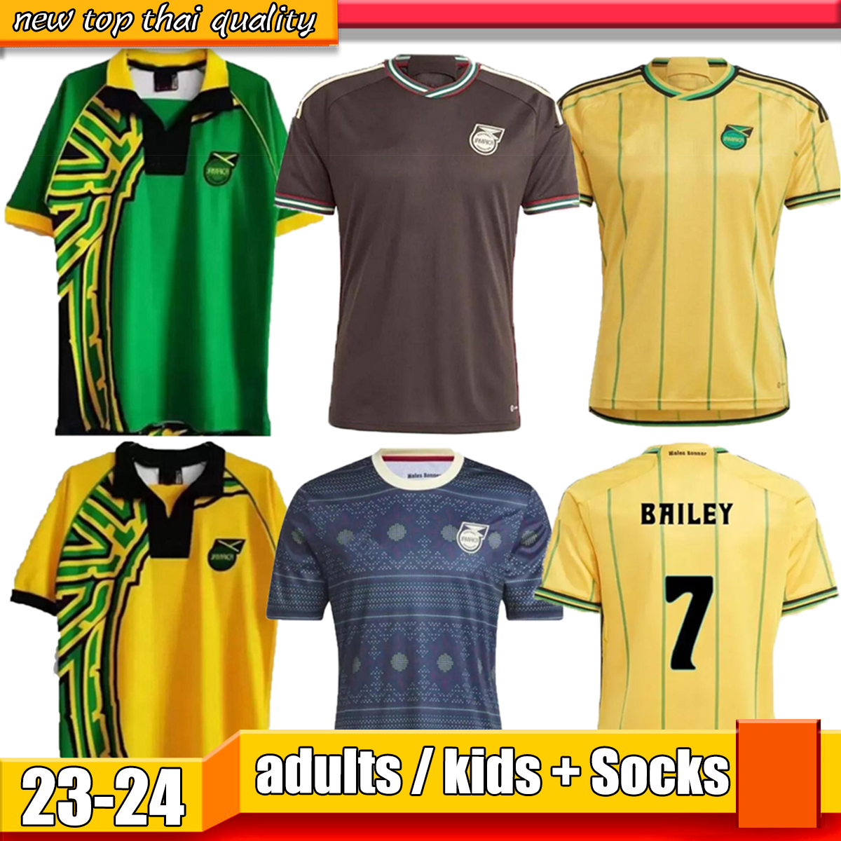 

23 24 Jamaica REID soccer jerseys Bailey national football ANTONIO Shirt Nicholson LOWE 1998 Earle Gayle Whitmore Burton Frank player version maillots de football, 02