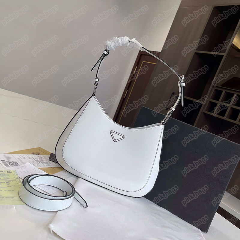 

Womens Cleo Shoulder Bags Luxury Designer Handbag Leather Underarm Hobo Bag Fashion Woman Purse Plain Crossbody Handbags Tote Bag 2303271BF, P#black