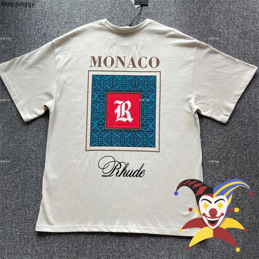 

T-shirts Apricot Rhude t Shirts Oversized Top Summer Sleeve, 15