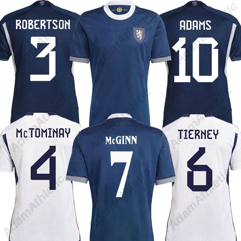 

Scotland 150th Anniversary Jerseys 2022 ROBERTSON McTOMINAY Scotland football shirts 150 years McGINN ADAMS TIERNEY GALLAGHER jersey 22 23 men kids kit, 22-23 home