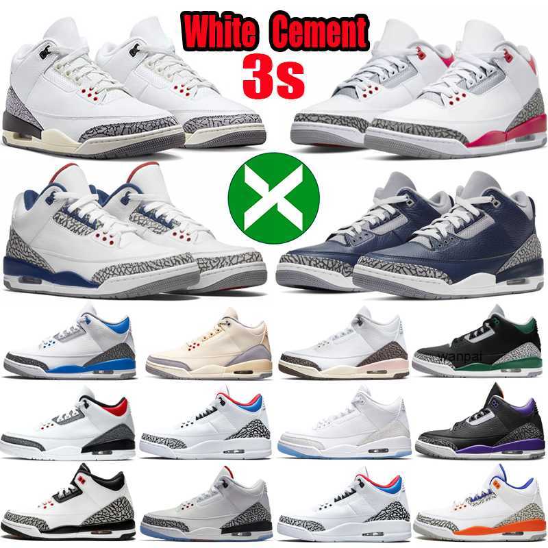 

Men Basketball Shoes Jumpman 3 3s Sneakers Fire Red White Cement Reimagined Cardinal Dark Pine Green Unc Rust Pink Cool Grey Mens Sports Trainers Free Shipping Jordon, #25 varsity royal cement 40-47
