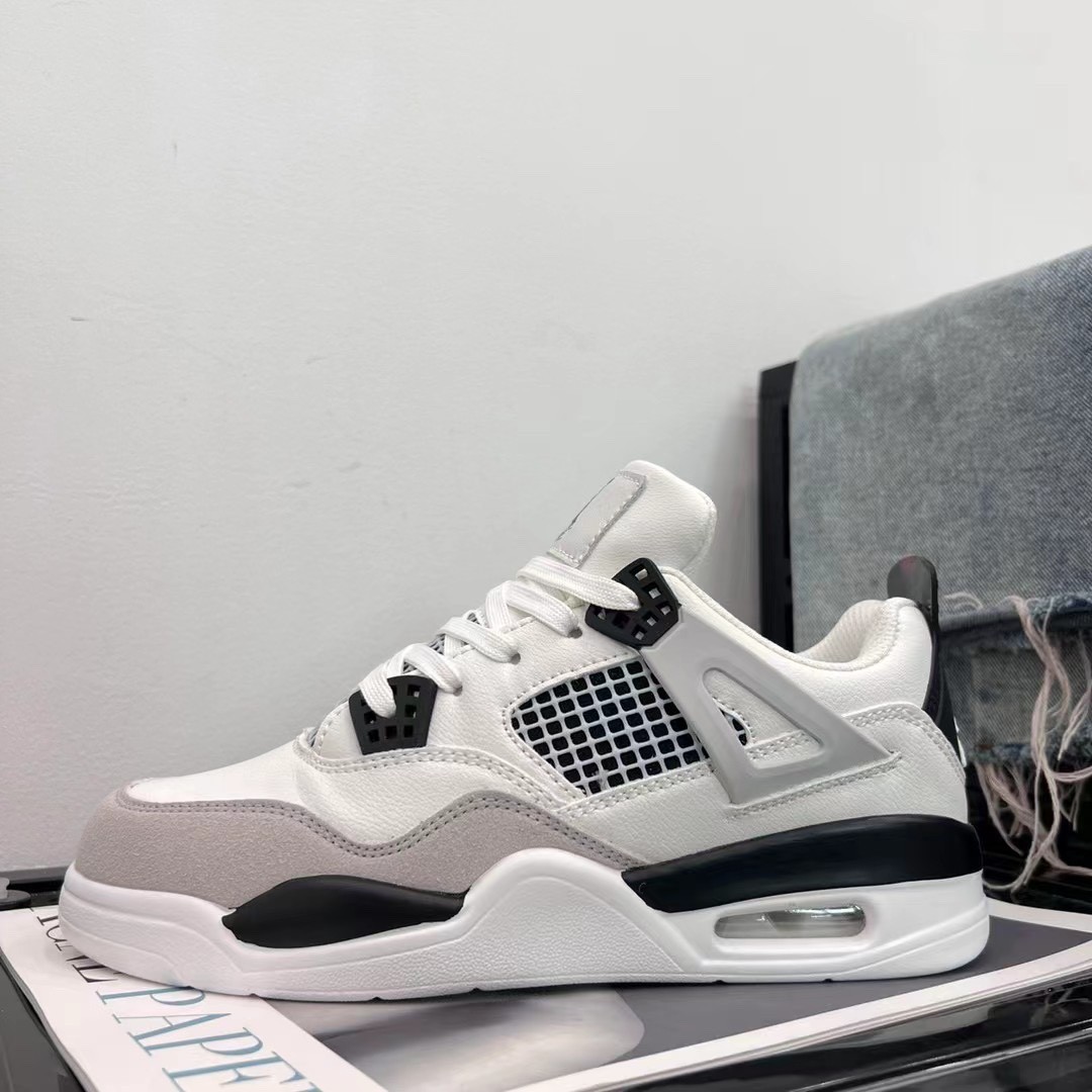 

Men Women Casual Flat Shoes Designer 4s Low Cut Lace-Up Sneakers Trainers Breathable Non-Slip Skateboard Sports Shoes 36-44