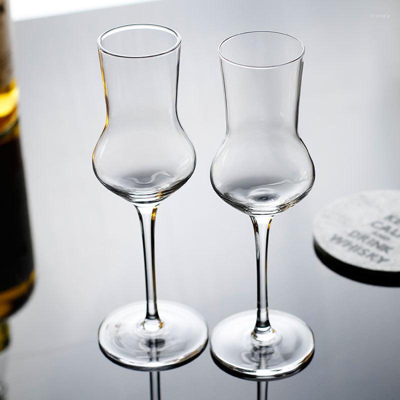 

Wine Glasses Crystal Tulip Rum Liqueur Glass Older-Vintage Goblet Scotland Whisky Whiskey Snifter Brandy Nosing Aperitif Sweet Cup