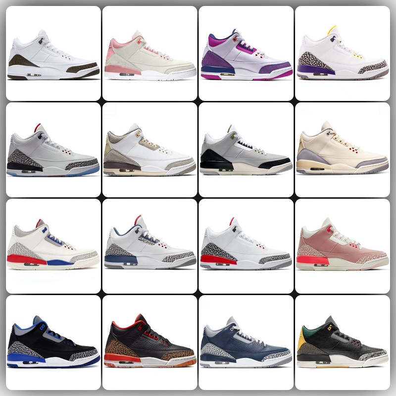 

Jumpman 3 3s Basketball Shoes Men Women 3s Cardinal Citrus Trophy Room True Red Se Sapphire Hare Black University Designer Leather Trainers Sport Sneakers Us 5.5-13, #33