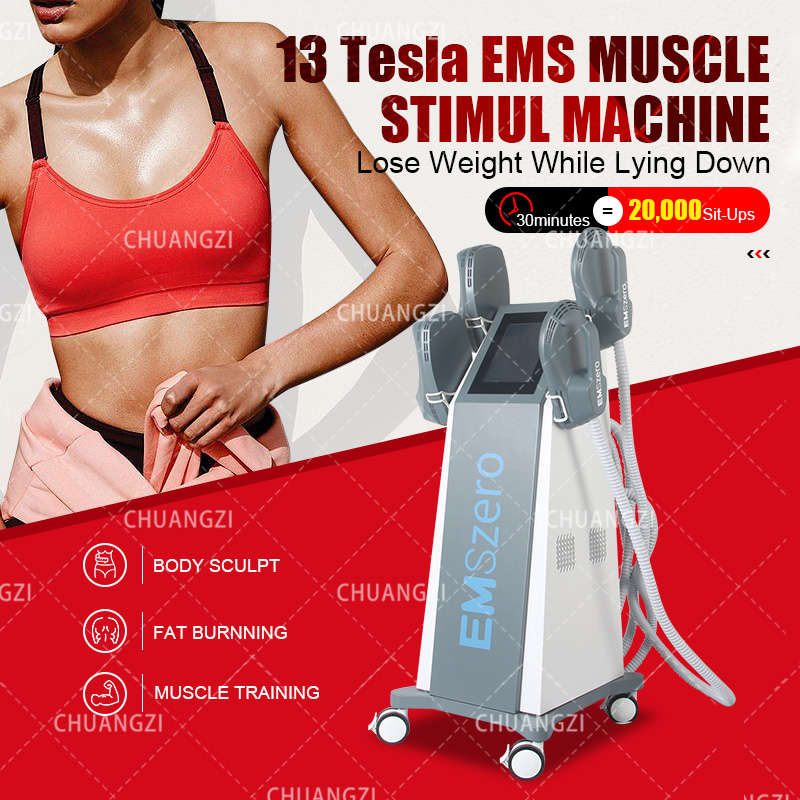 

14 Tesla Emszero 2023 Portable PELVIC DLS-EMSLIM Stimulator Electromagnetic Slimming Butt Lift Body Sculpting Massage Machine RF