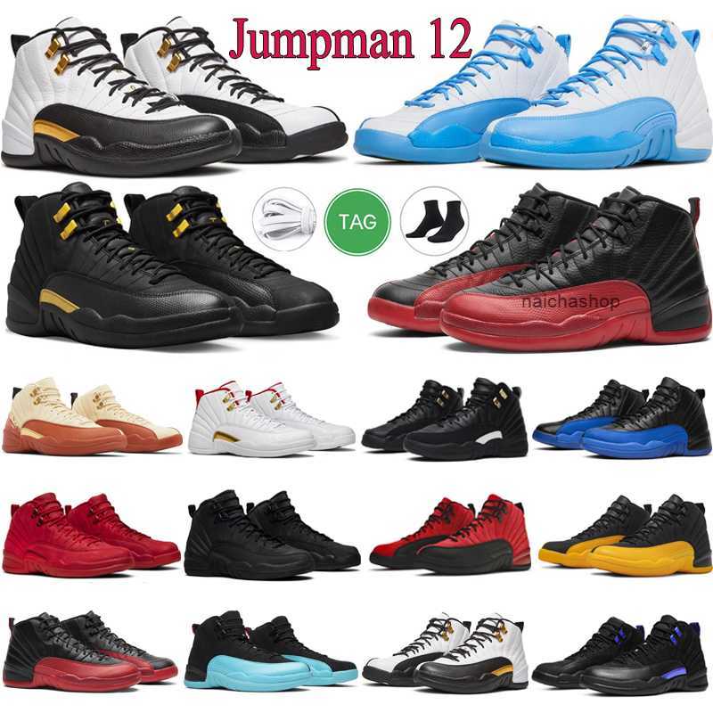 

Jumpman 12s Basketball Shoes 12 Mens Utility Reverse Flu Game Shoe Dark Concord University Blue Cherry Master Trainers Outdoor Sports Walking Snea jo, #26