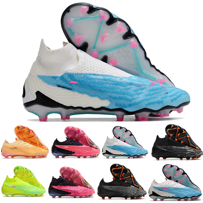 

Mens High Ankle Football Boots Soccer Shoes Phantom GX Elite DF FG Firm Ground Cleats Phantom GT2 Neymar ACC Ghost Top Outdoor Sports Shoes Sneakers, 03