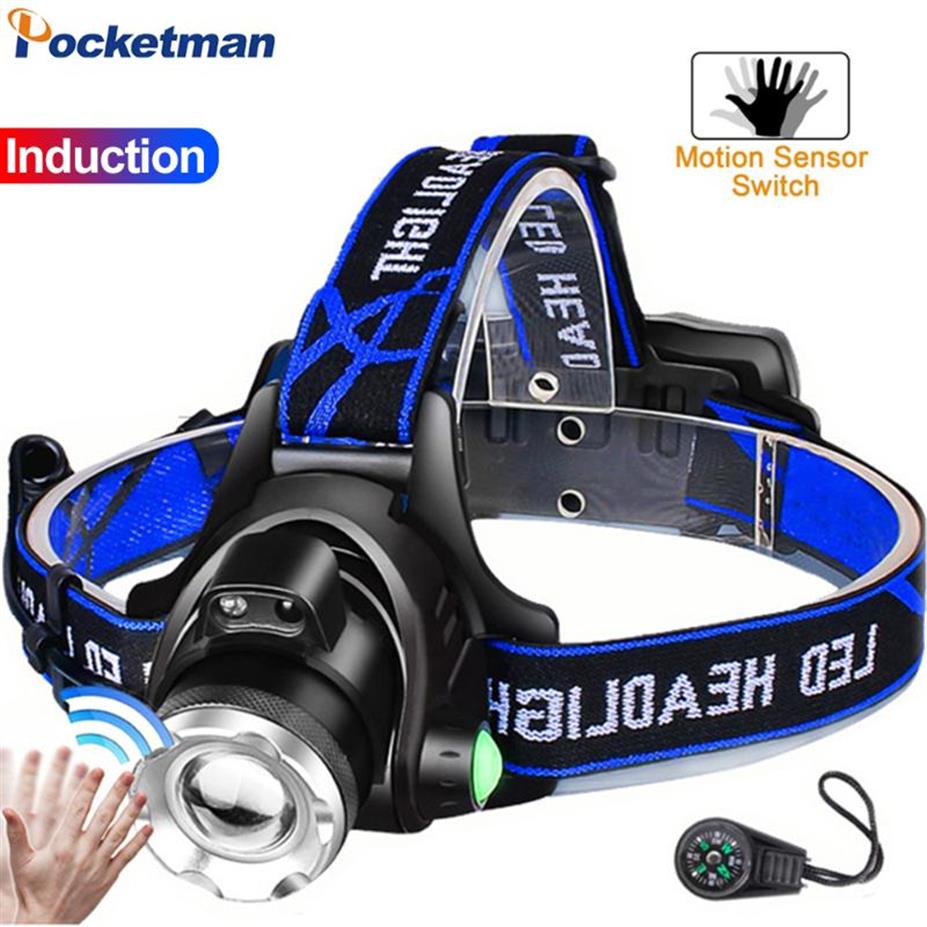 

10000LM LED Headlamp Brightest Zoomable Headlight T6 L2 V6 LED Head Light Head Lamp Waterproof Front Torch Use 18650 Fishin254I