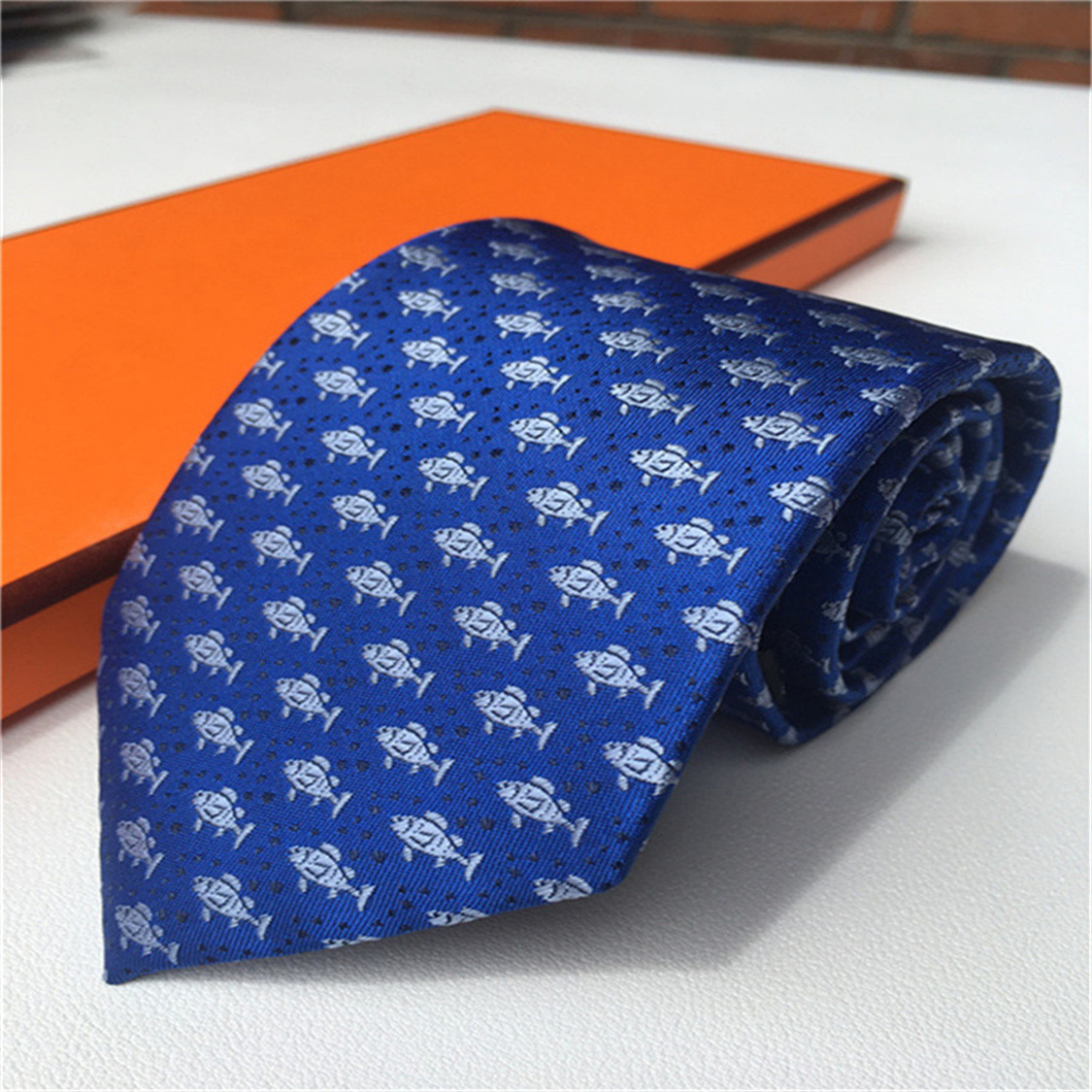 23 Brand Mens Tie 100% Silk Jacquard Classic Knitted Men Wedding Casual and Business Neck Tie Handmade Tie with Box-image-854246892