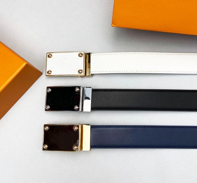 

Designers belt for men Fashion Casual Letter Smooth Gold Silver Buckle of Belt Width 38cm With box1327660, Black