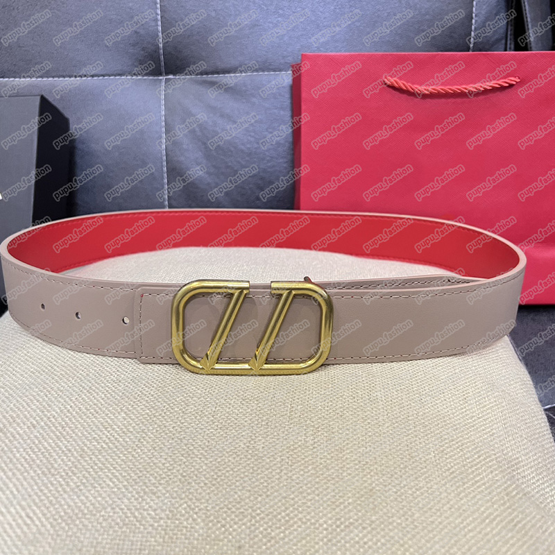 

Mens Brand Genuine Leather Belt Womens Luxury Designer Belts 3.8cm Width Gold Sliver Alloy Buckle Waistband Ceinture Cintura 2303272BF