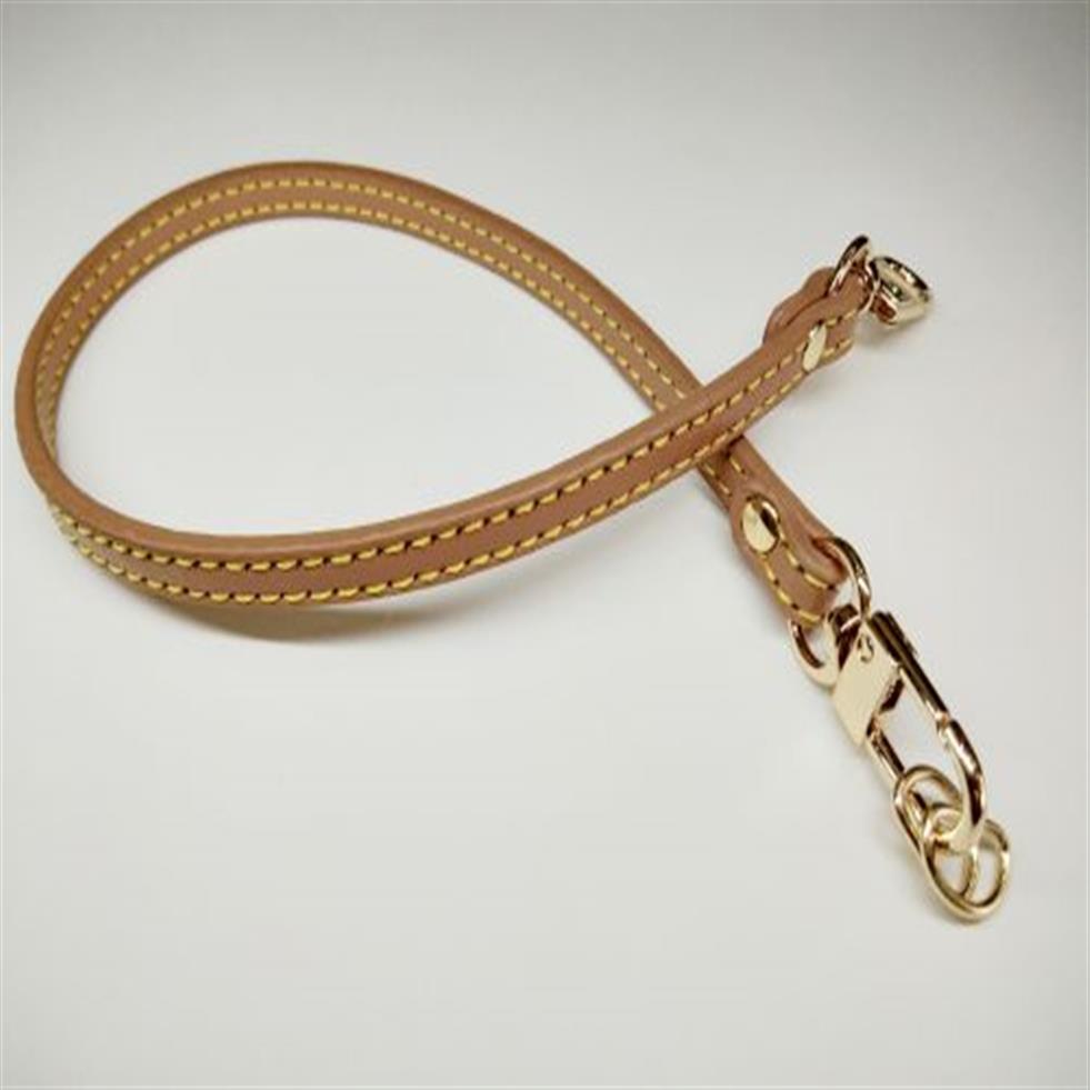

0 7 40cm Luxury short straps replacement genuine leather bag handle177E