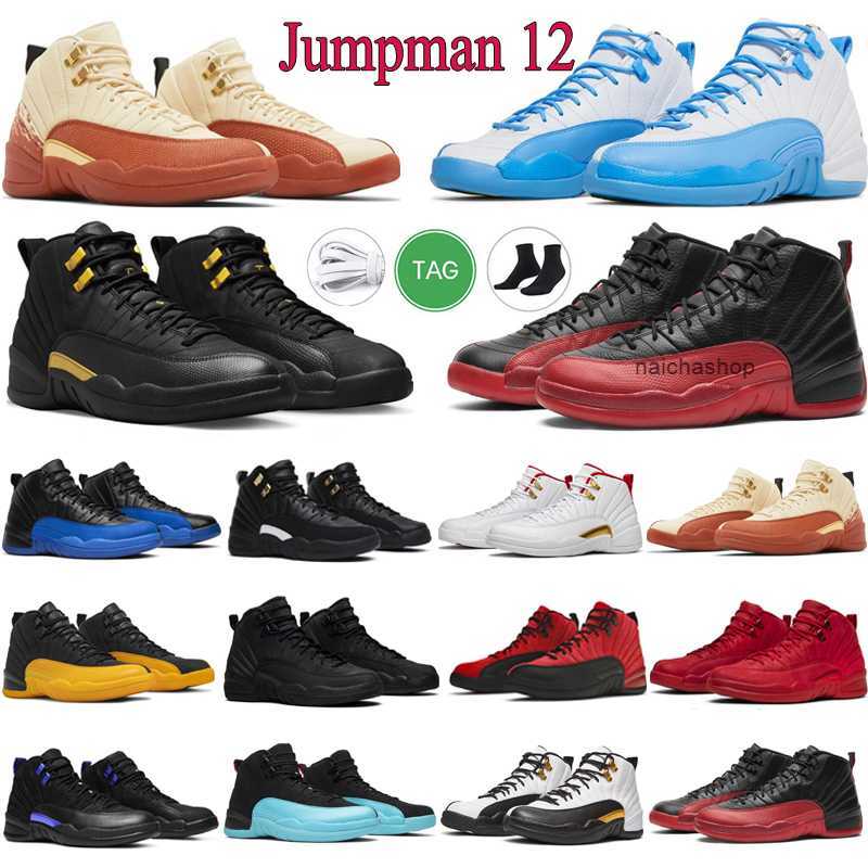 

Jumpman 12s Basketball Shoes 12 Mens Utility Reverse Flu Game Shoe Dark Concord University Blue Cherry Master Trainers Sports Walking Sneakers Size E jo, #27