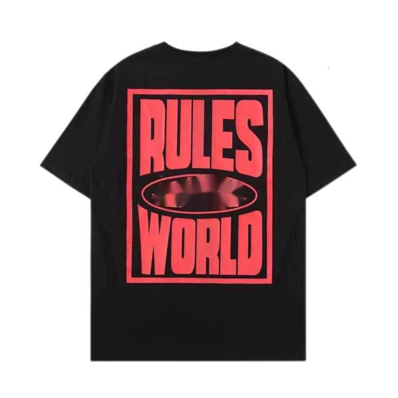 

T-shirts Corteizs Summer Tees Roundneck Short Sleeve Letter Print Cotton Shirts Tops High Street Clothes Trends Hip Hop t Shirt Fi0b