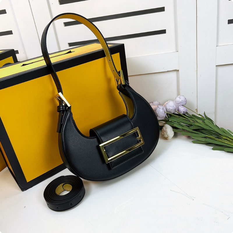 

Women's bag Crossbody bag Crescent bag mini tote bag cowhide chain single shoulder bag 2023 fashion with long strap Internet celebrity model shopping preferred, White