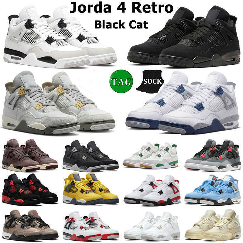 

jorda n 2023 New Pine Green 4 Basketball Shoes Men Women Jumpman 4s Military Black Cat Midnight Navy White Cement Photon Dust Seafoam Shimmer Sail Trainers Outdo, 42