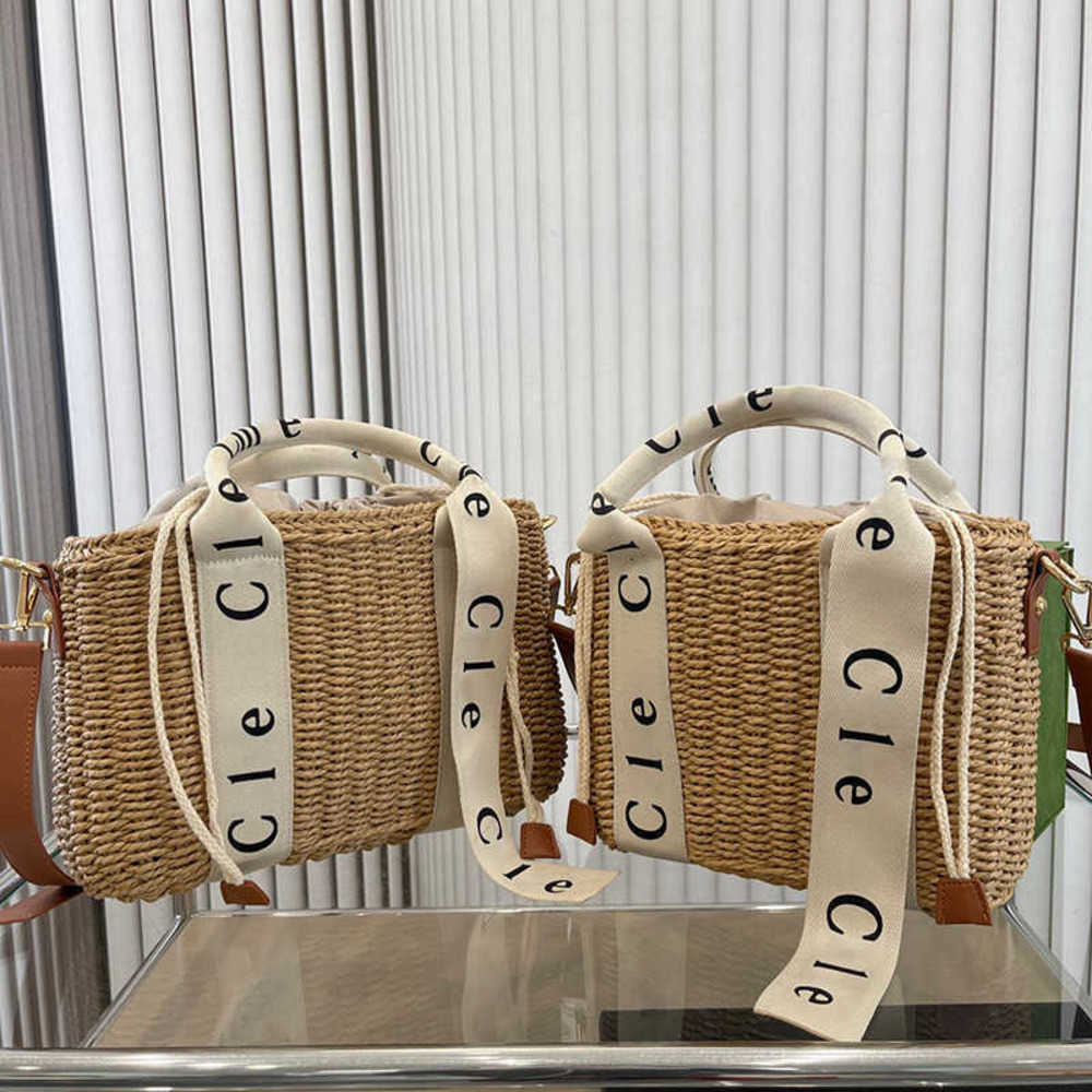 

luxury straw bag women shoulder bag crossbody designer bags woman handbags Casual Messenger woven bags purse 230228, Khaki