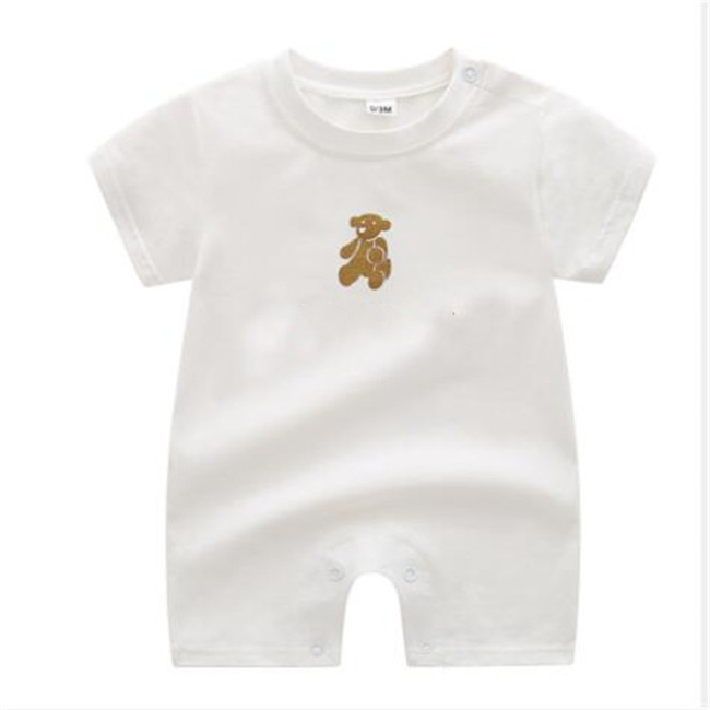 kids Clothing Sets Designer Rompers baby boy girl summer top quality short-sleeved Long sleeve luxury 100% cotton clothes 1-2 years old newborn Jump