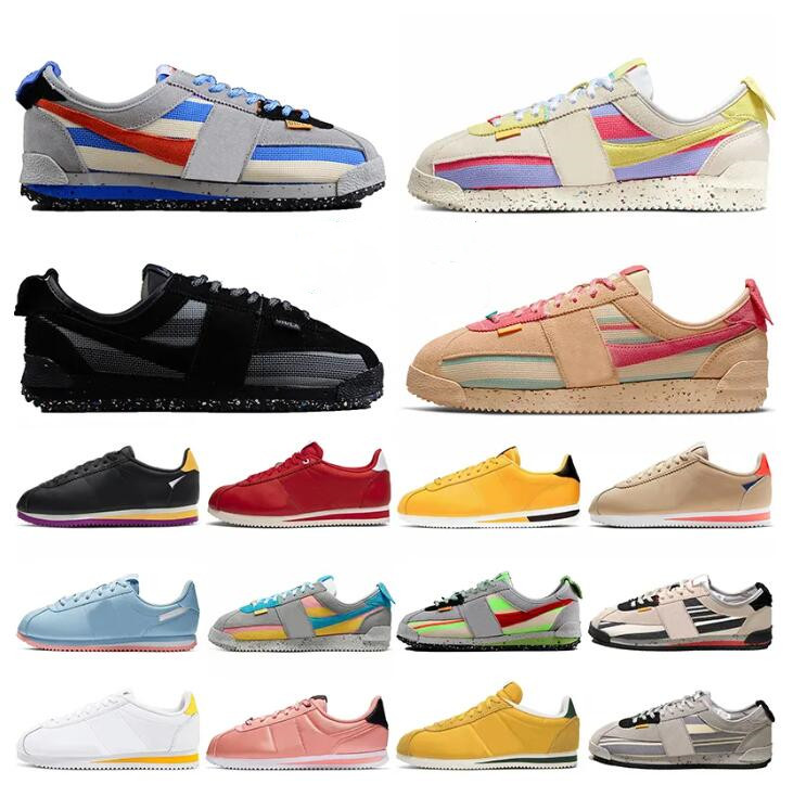 

Crotez Casual Shoes 2022 Fashion Union LA X Cortez Sesame Smoke Grey Lemon Frost Noir Runner Sneakers Blue Purple Premium Classic Leather Black White Mens Trainers