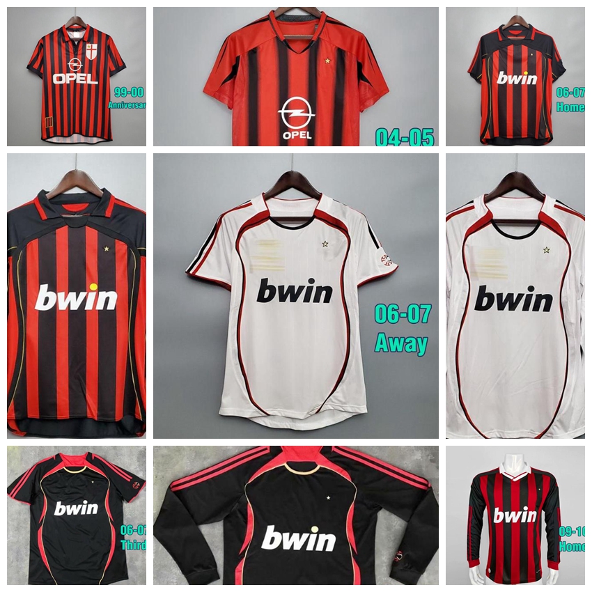 

Retro shirts home 96 97 99 Gullit SOCCER JERSEY 04 05 06 07 Maldini Van Basten football KAKA Inzaghi 09 10 11 14 15 Ac MIlans Rivaldo SHEVCHENKO Baresi Nesta