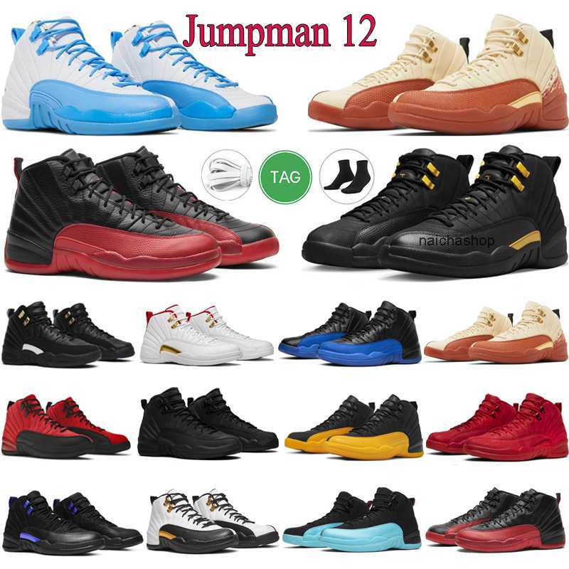 

Jumpman 12s Basketball Shoes 12 Mens Utility Reverse Flu Game Shoe Dark University Blue Cherry Master Trainers Colorful Sports Walking Sneakers Si jo, #26