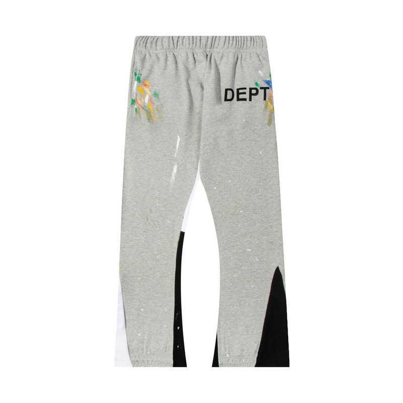 

Men' Pants Correct of Color Printed Contrast Trousers for Men and Women Ogx, White