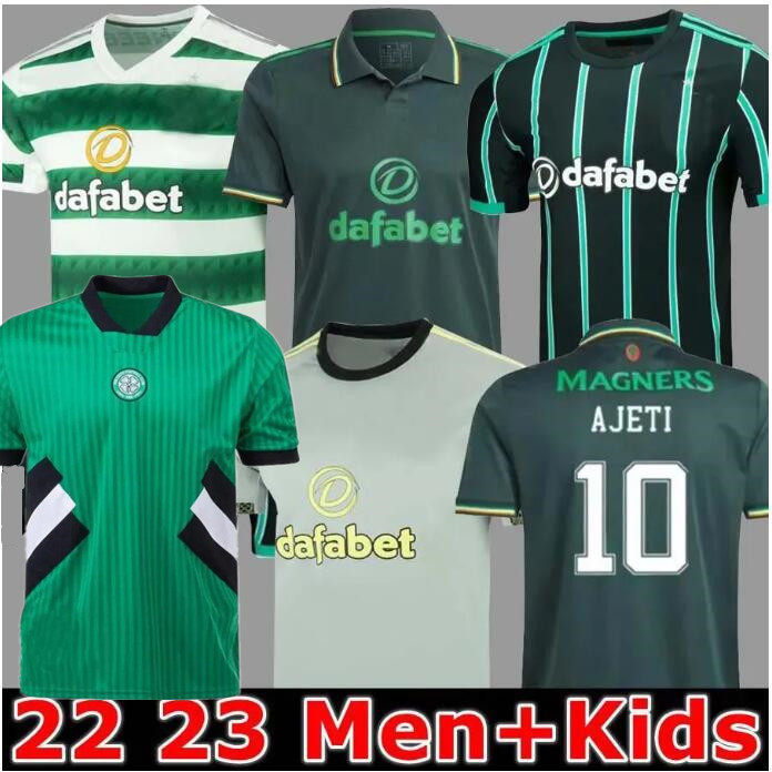 

2022 2023 Celtic Fourth soccer jerseys ORIGINS 4th KYOGO JOTA AJETI 22 23 Mens ABADA MCGREGOR STARFELT CARTER-VICKERS football shirt kit, 22 23 away adult