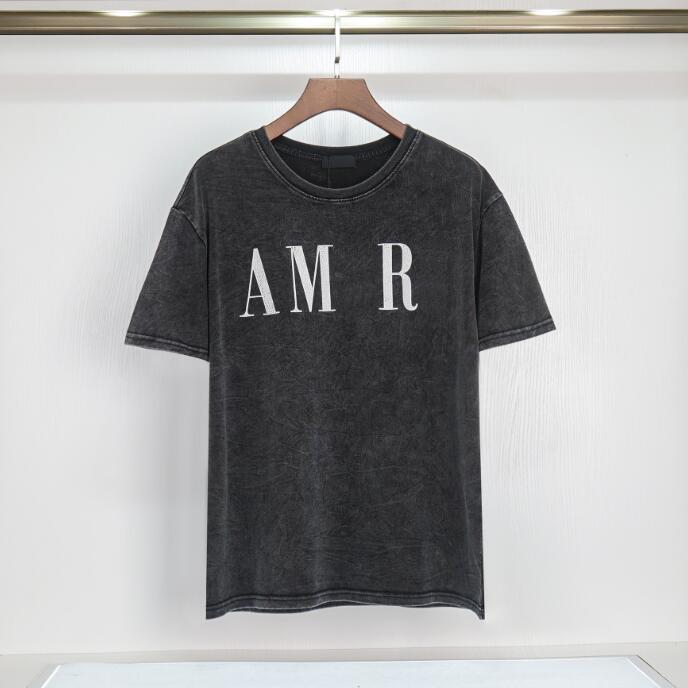

Summer New Heavy Industry Men's t shirt designer high-end luxury classic cotton men's and women's couples short sleeves American large size 3XL, 22
