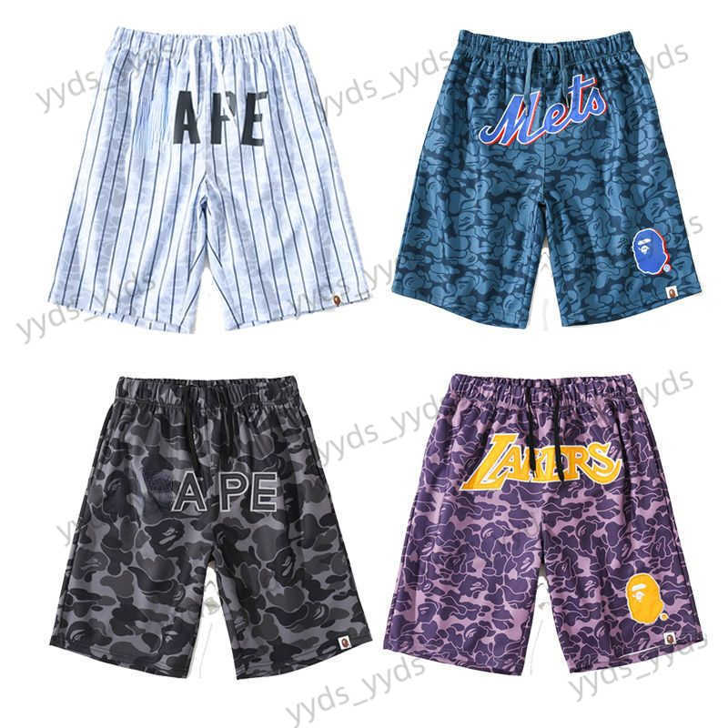 

Men's Shorts Summer New Ape Head Lakers Breathable Sports Shorts Couple Capris Women's Sports Pants T230328, Purple d769