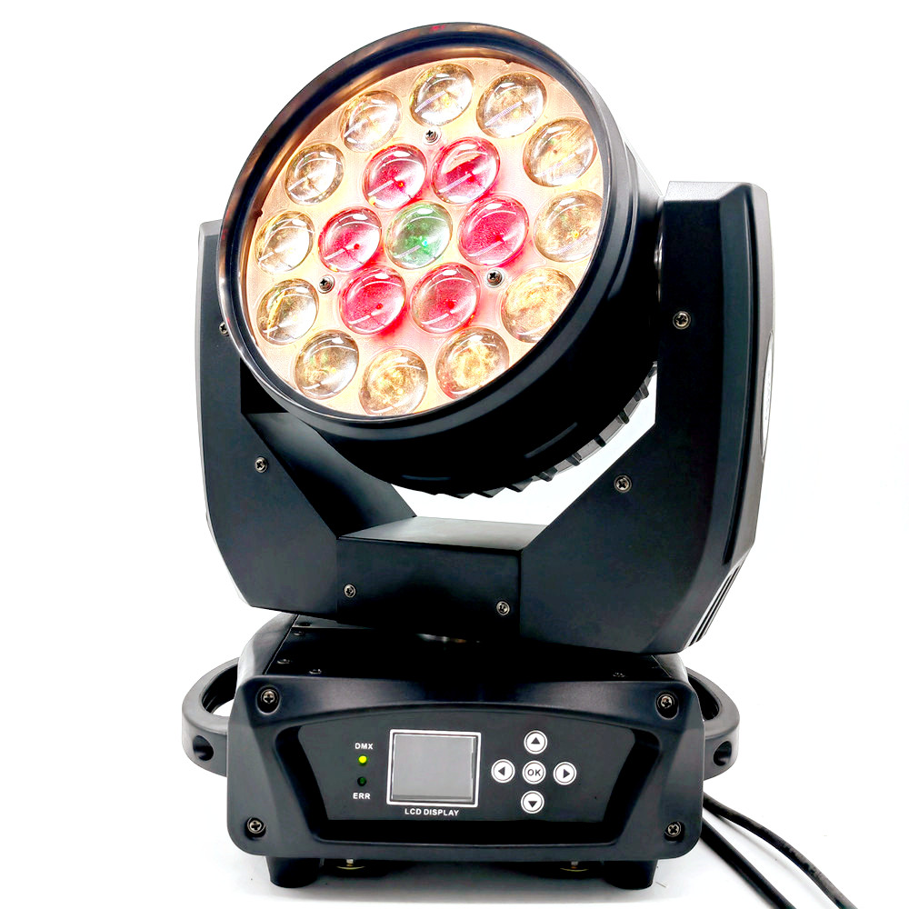 

19x15W LED Zoom Beam Wash Circle Light control Main Mobile RGBW 4in1beam Professional DJ / LED Bar Stage Machine DMX512 dj Light
