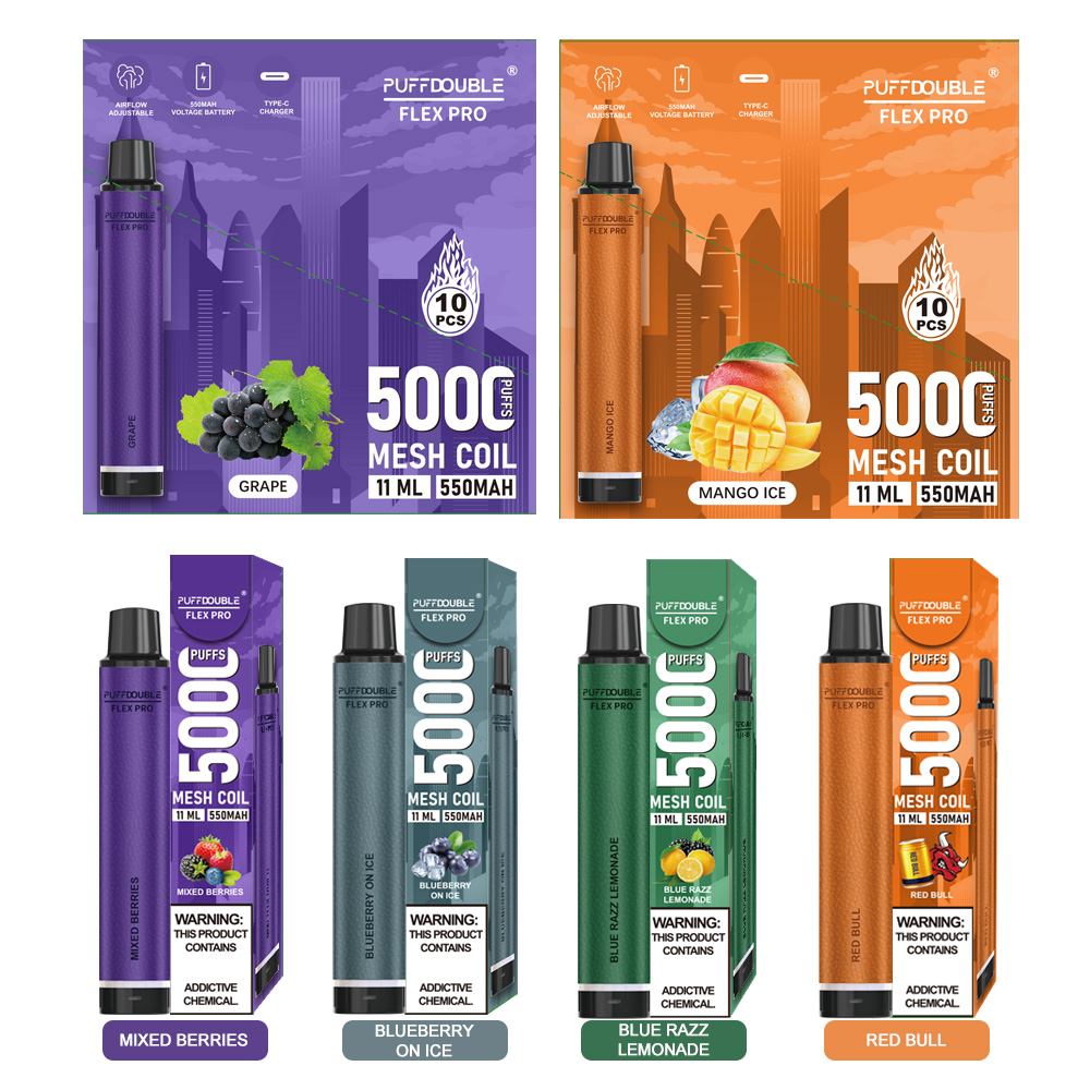 

disposable vape 12 flavors rechargeable 5000 puff ariflow adjustable