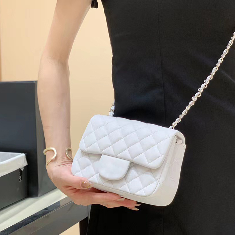 

Luxury Evening Bag Designer Crossbody Bag Genuine leather Handbag 17CM Top-level Replication Flap Bag With Box CH006