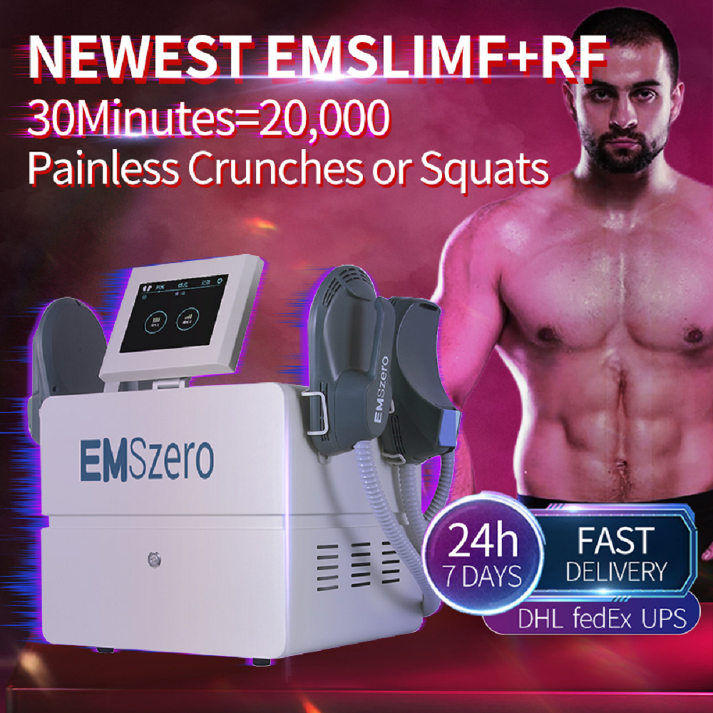 

Newly Portable EMSzero 14 Tesla Fat Reduction emslim neo Postpartum Recovery 4 Head Rf Ems Pro Max Ems Electromagnetic Shaping Machine