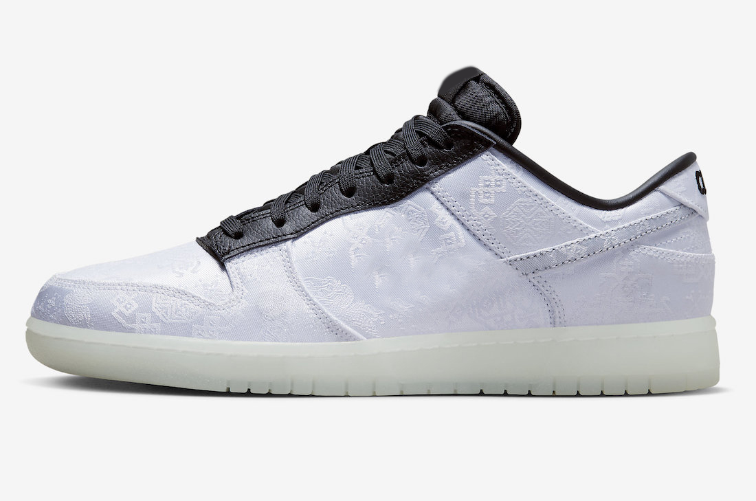 

2023 Release Clot Fragment Dunks Low Shoes White Black Silk Frgmt 20th Anniversary Outdoor Sports Designer Sneakers Fn0315-110 with Original Us4-13, Customize